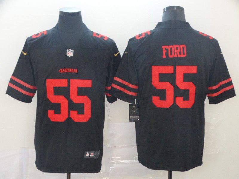 Men San Francisco 49ers #55 Ford Black Nike Vapor Untouchable Limited Player NFL Jerseys
